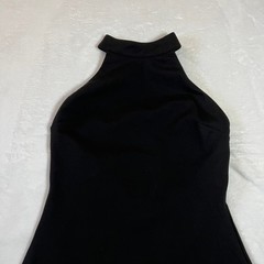 NEW Lulus Chic Masterpiece Black Backless Trumpet Hem Midi Dress Size M LBD Glam