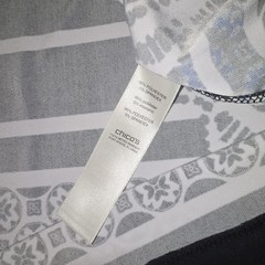 Chico&rsquo;s Sz. Xlarge Black/white/teal Shift Dress #7774