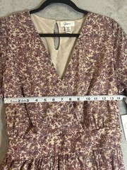 Japna NWT Western Layered Boho Chic Earthy Prairie Ultra-Feminine Mini Dress XS