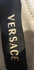 Versace Black/White Colorblock Open Back Long Sleeve Mini Dress Women’s 38-