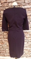 Phase Eight Exquisite Lined Stretch Dress With Diamante Detail Navy Size 12