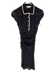 Y2K Speechless Dress M Black Mesh Sheer Whimsi Goth Grunge Vamp VTG NEW