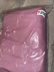 Sincerely Jules Smocked Dress XL Mauve Pink Cottagecore Rio Beach Pockets Cotton