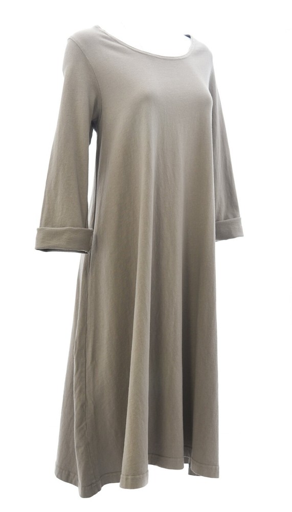 PACIFICOTTON Bryn Walker Pacific Cotton Jersey LINUS DRESS A-Line 1X 2X 3X COLOR