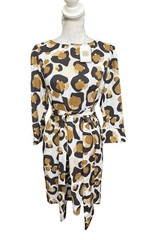Emily McCarthy Emily Dress In Classic Spot Cheetah Size Small NWT