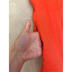 AGB Dress Womens Size 8 Orange 100% LINEN Shift Knee Length Scoop Neck NEW!