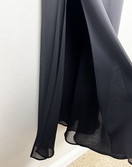Hampton Nites Women&rsquo;s Spaghetti Strap Maxi Slip Dress Size 14 Black ** Read**