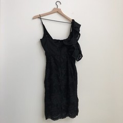 NWT Revolve Winona Australia Amalfi Black Lace Off Shoulder Dress Size Xs (2)