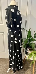 Black White Dress size 14 NWT wedding races garden party cruise