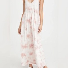 NWT REVOLVE Z Supply Hazy Cloud Print Dress Pink Blossom M