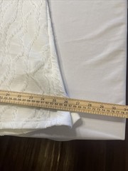 Women’s White 8/10 Cotton Full Length Dress