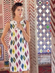 J. Crew – Linen Cotton Sleeveless Dress – 10