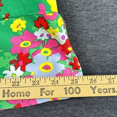 Talbots Shift Dress Size 8 Multicolor Floral Ruffle Sleeveless Lined Stretch NEW