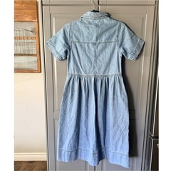 Maye Montana Petite Midi Denim Shirtdress, Light Wash, S (See Description)