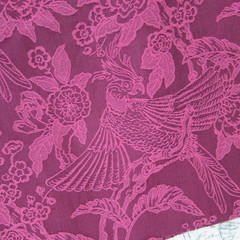 NEW $700 Scanlan Theodore Phoenix Weave Fushia Silk desingner mini dress US 2