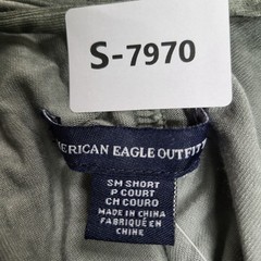 American Eagle Outfitters Women Dress S SHORT Sage Green Bell Sleeve NWT
