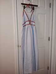 Summer Striped Maxi Dress Women&rsquo;s Sz Medium