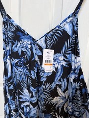 Tommy Bahama Scarf Dress Indigo Garden Size S / M NWT