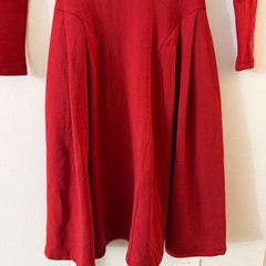 OGL MaxWarm Mockneck Knee Length Brami Dress Luxe Red Size XS NWT