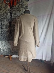 Women Hallhuber dress khaki knit 38/M/46