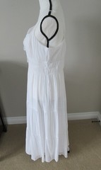 NWT Trixxi Maxi Dress From Francesa&rsquo;s Cottagecore White Gauze Tie-Front Size XL