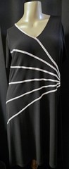 Connected Woman Black Sheath Dress Size 16W