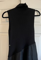 Lagenlook Crea Concept Black Wool Maxi Dress (NWOT) Sz 42