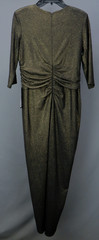 Xscape Petite Ruched Metallic Long-Sleeve Gown MSRP $199 Size 12P # 14B 2489 Blm