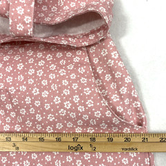 No Boundries Jumper Dress Juniors XXL Pink Floral Farmgirl Pockets Cottagecore