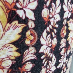 J Jill Dress Womens XS Dark Floral Midi Soft Stretch Pockets Boho