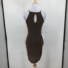 Ibiss Dress Womens XS Extra Small Muti Glare Retro Sparkle Bodycon Mini Halter