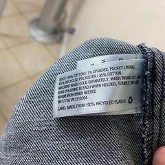 Universal Thread Over-all Dress Blue Dark Wash Denim Size 12 Cotton Blend