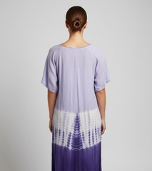 India Boutique Purple & blue Short Sleeve Dress One Size Fit up to 1X