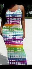 Womens Multicolor Tight Sexy Hip-wrapped Suspender dress Plus 5Xl