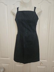 Alyn Paige Vintage Late 90s/Y2K Denim dress Size 13/14 Made In USA