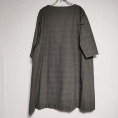 45R/45rpm MOTTAINAI Mahiko dress made of various materials dress gray 4-1106M∞