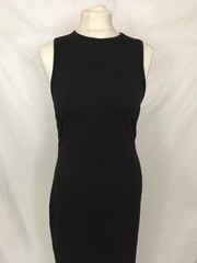 Shein Bodycon Maxi Dress Women’s Size L Sleeveless Black Dress NWT