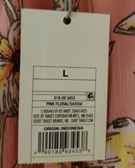 A.N.D.E.A.W.Y Women&rsquo;s Pink Floral Sleeveless Dress Size L, NWT