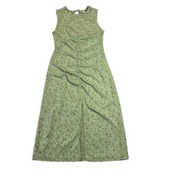 Love, Whit by Whitney Port Sleeveless Floral Ruched Midi Dress Size XS Bloomcore