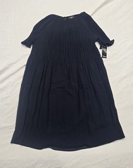 Premise Dresses Pleated Shift Navy Dress Size Medium New With Tags