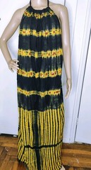Women&rsquo;s Backless Boubou , Summer Dress, Batik Cotton Dress (Fits: S-M)