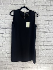 Adrienne Vittadini NWT Classic Elegant Capsule Wardrobe Black Sheath Dress 6