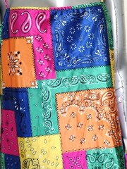 PLUS WOMEN&rsquo;S IT&rsquo;S SPLIT THIGH CAMI HOUSE DRESS Size 3X BANDANA PRINT SLEEVELESS