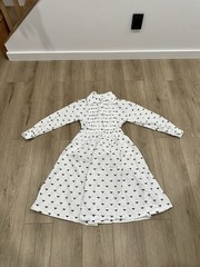 Novis Womens Dress Size 6 Embroidered Bird Print Made In USA