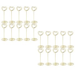 20Pcs Golden Multi-Function Message Clips Reusable Household Picture Holder