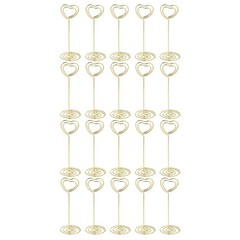 20Pcs Golden Multi-Function Message Clips Reusable Household Picture Holder