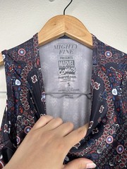 Mighty Fine Marvel Comics Captain America Womens Size S Bandana Skater Dress