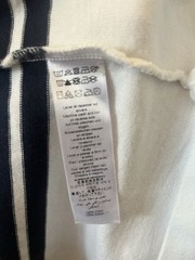 Petit Bateau Stripe Breton Dress With Gold Buttons Size L Chic And Classic ❤️