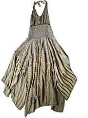 Vintage Y2K 90’s Boho Indie Fairy Festival Handkerchief Women’s Dress One Size