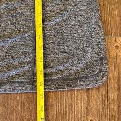 J.Jill Fit Shirttail Dress Womens Medium Petite Grey Marled Long Sleeve Pockets